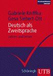 Deutsch als Zweitsprache - Lehren und Lernen